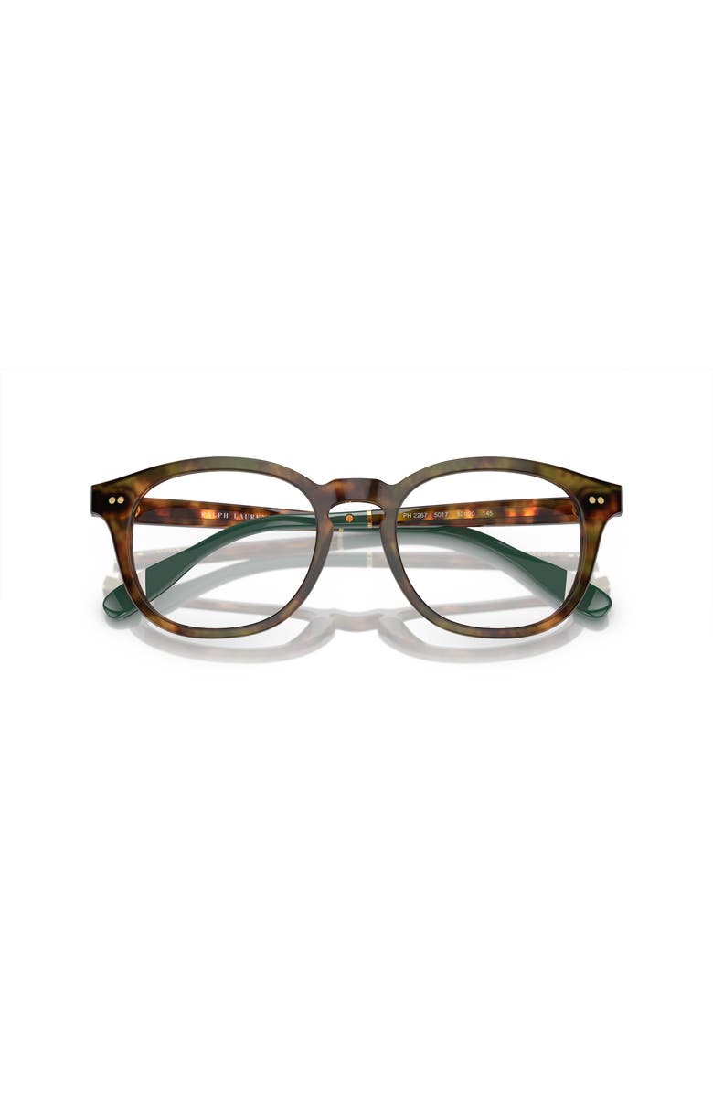 Polo Ralph Lauren 50mm Square optical glasses, Alternate, color, Tortoise
