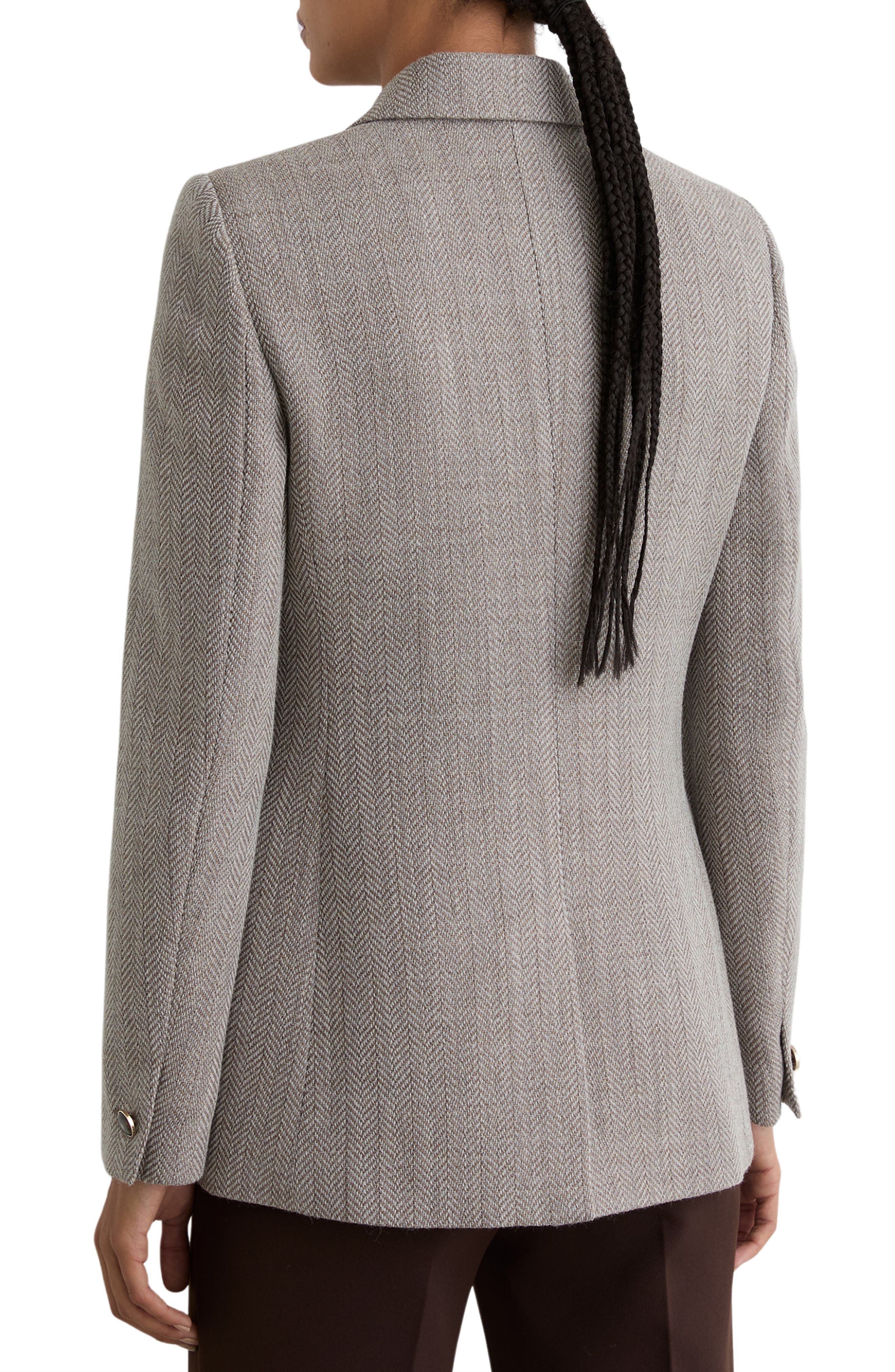 Ember Double Breasted Wool Blend Blazer - image 2
