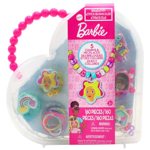 Necklace Activity Set Barbie, 160Pc Diy Jewelry Kit
