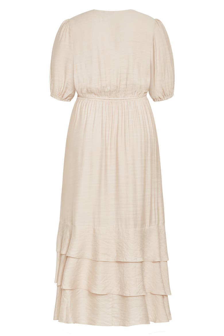 Bea Wrap Dress, Alternate, color, OAT
