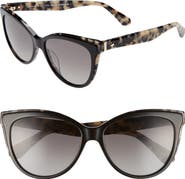 Kate Spade daeshas 56mm polarized cat eye sunglasses