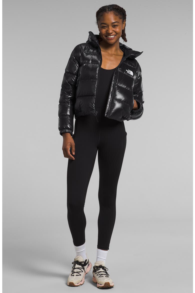 Hydrenalite Hooded Down Jacket, Alternate, color, TNF BLACK SHINE