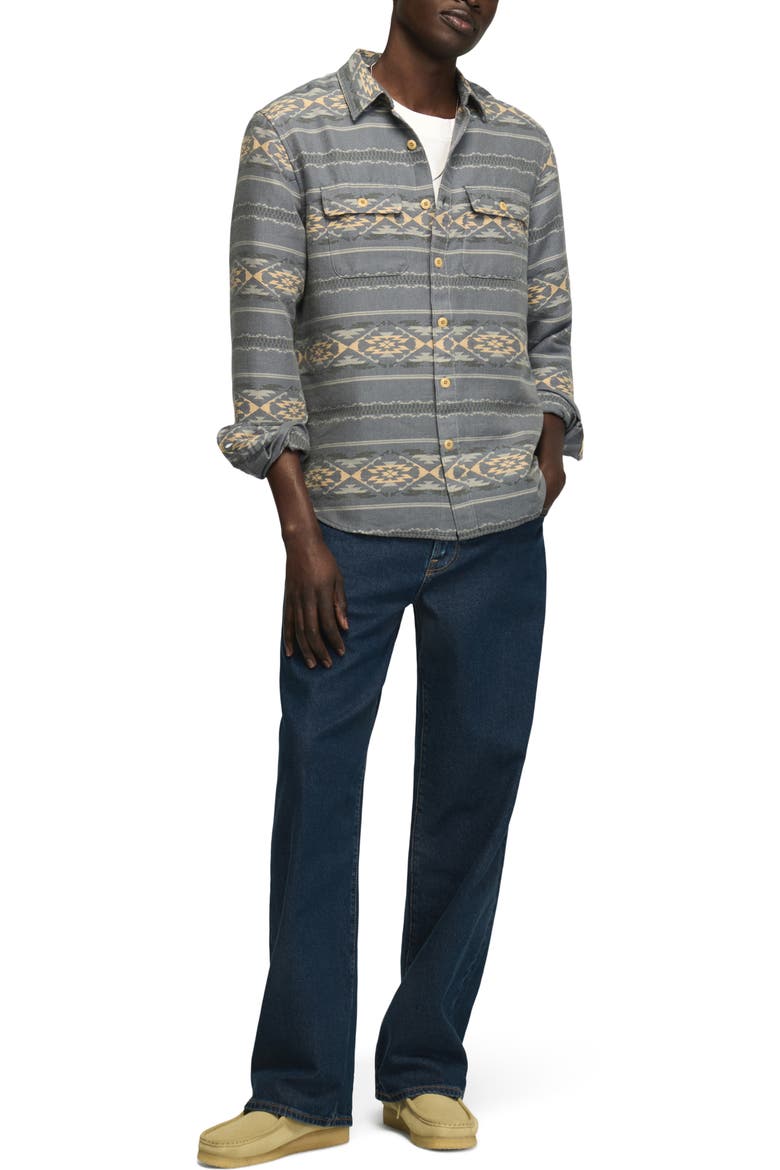 Humboldt Jacquard Utility Shirt, Alternate, color, BLUE MULTI