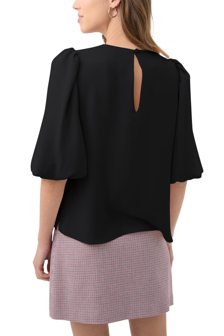 Magnolia Puff Sleeve Top, Alternate, color, Black