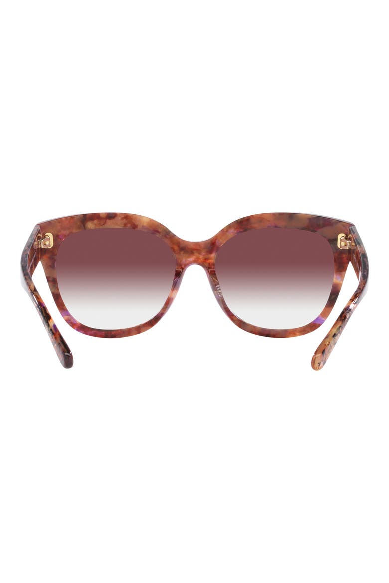 56mm Square Sunglasses, Alternate, color, BROWN