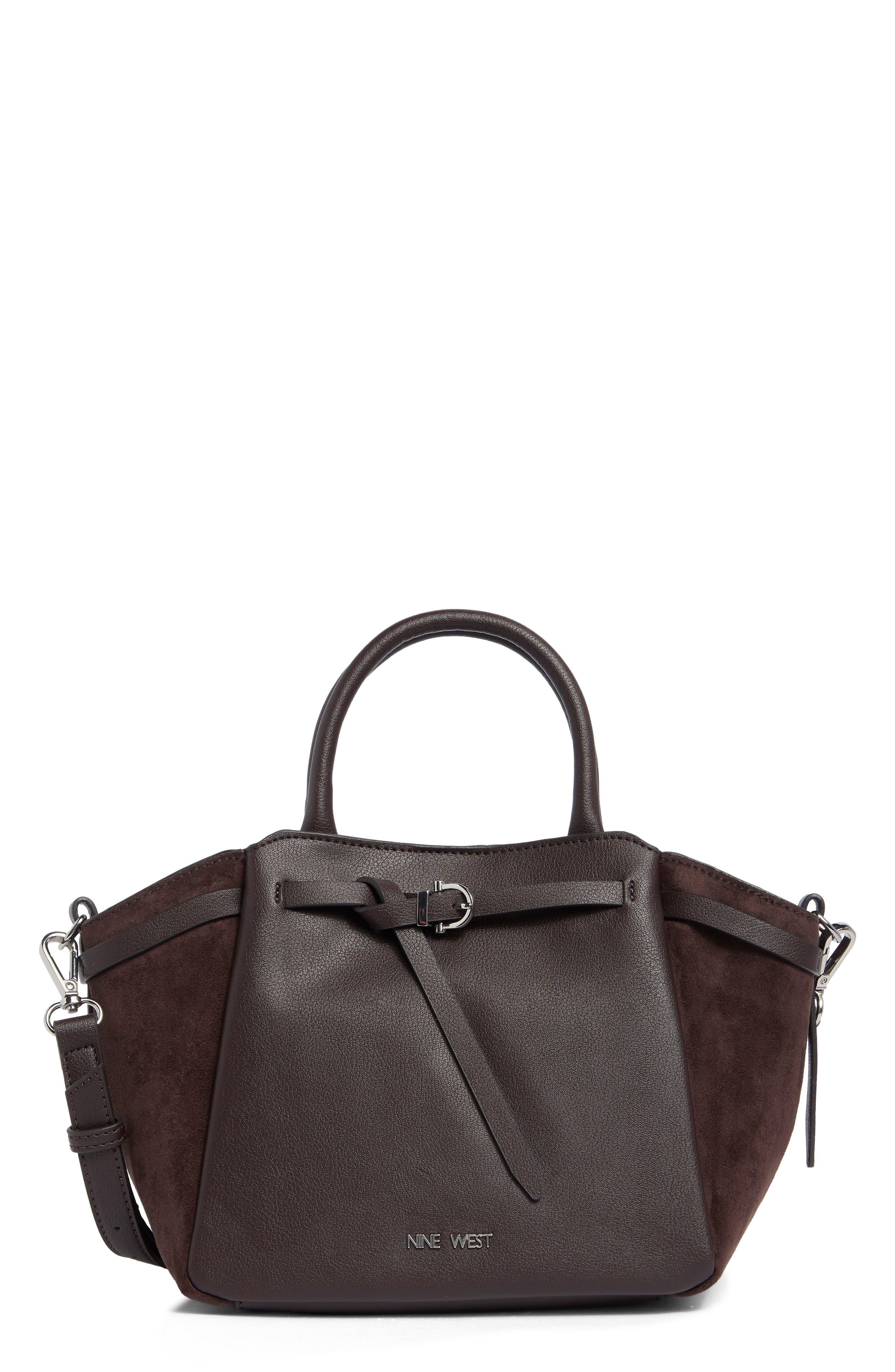 Nerina Faux Leather Satchel