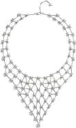 Awe Inspired Triple Moon Connector Bib Necklace