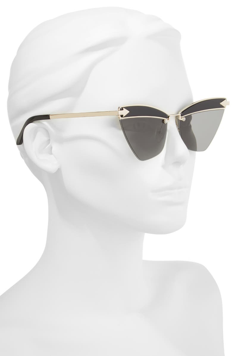 Karen Walker Sadie 59mm Sunglasses, Alternate, color, 