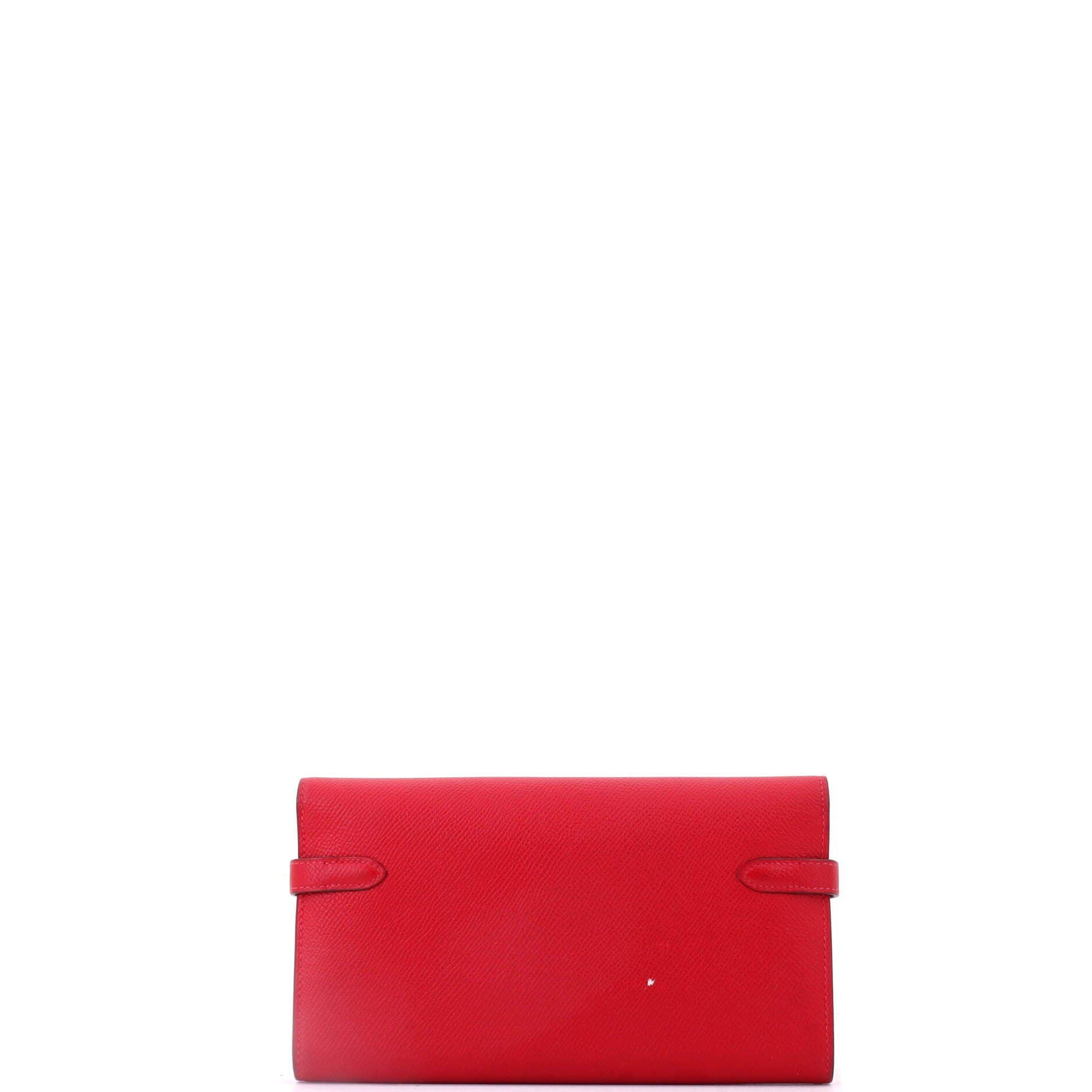 Kelly Wallet Epsom Long, Alternate, color, Rouge Vif