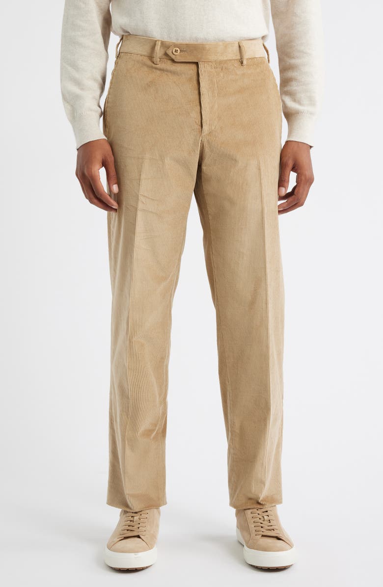 Zanella Parker Corduroy Pants, Main, color, Sand