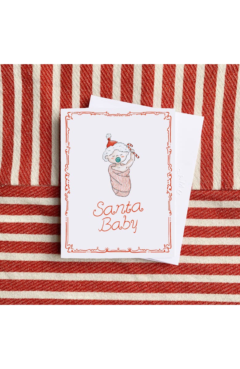 Ramus & Co Santa Baby Winter/Holiday/Christmas Greeting Card Pack Sets, Alternate, color, Multi-Pack