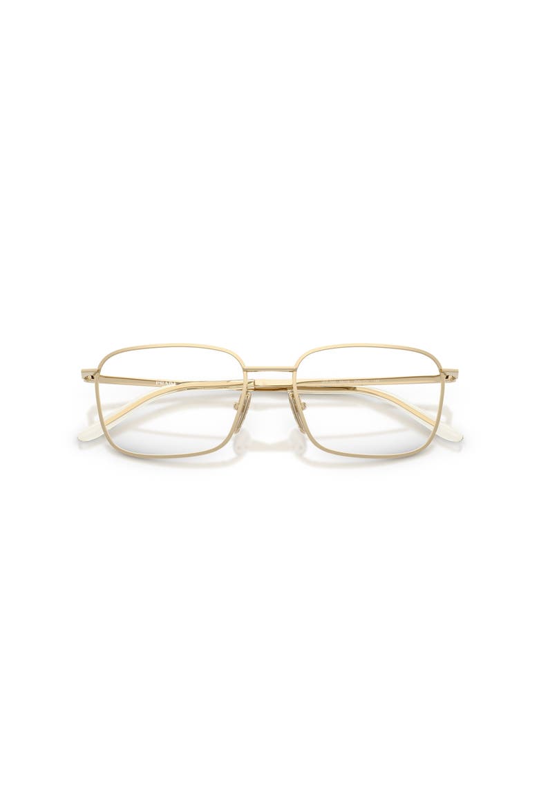 53mm Rectangle optical glasses, Alternate, color, Gold