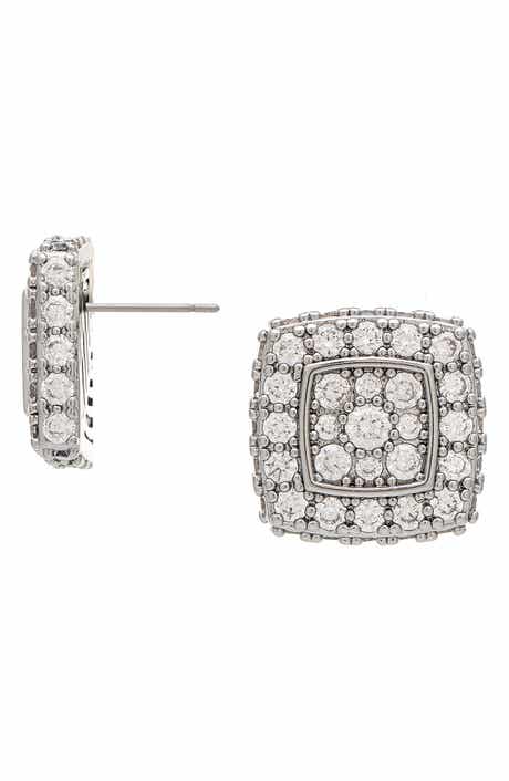 Cubic Zirconia Stud Earrings