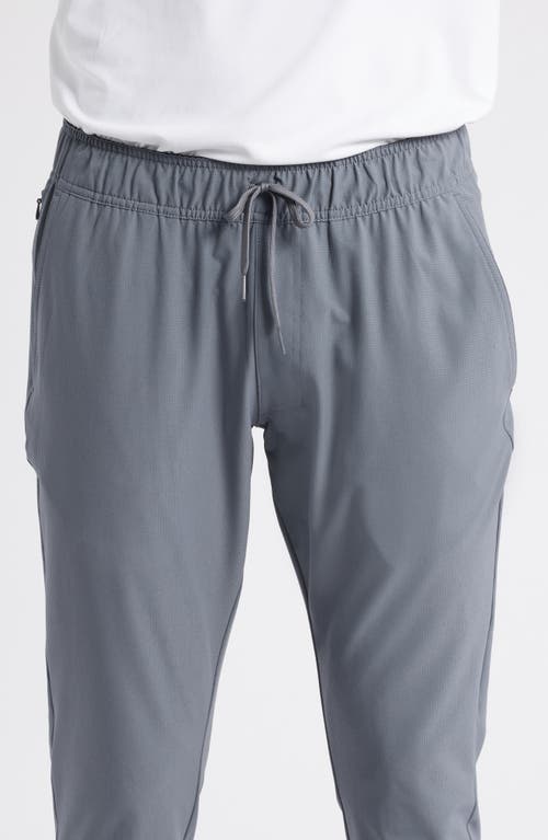Travismathew 2.0 Travel Pants In Grey Pinstripe