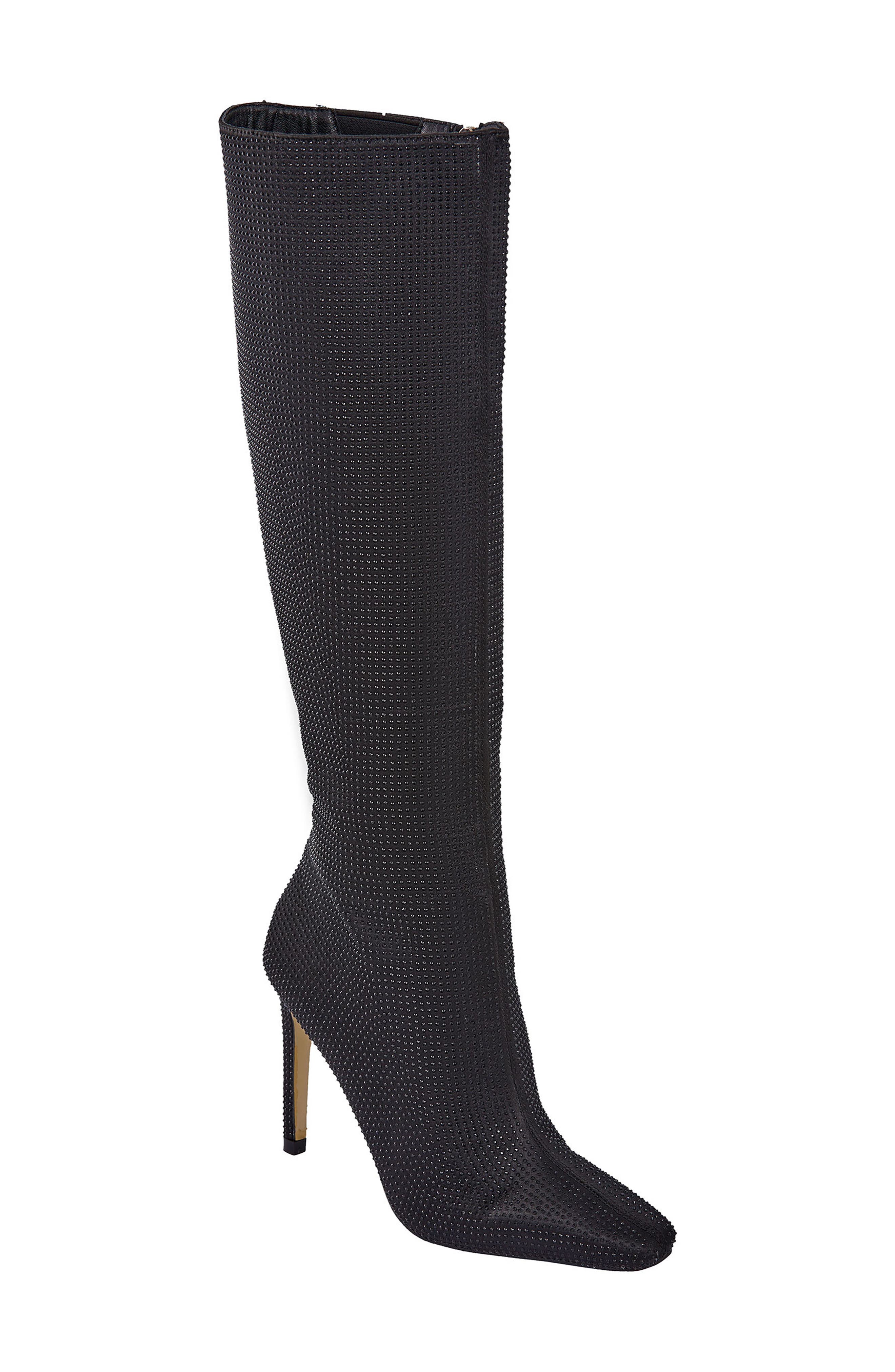 LADY COUTURE Diamond Rhinestone Pointed Toe Boot