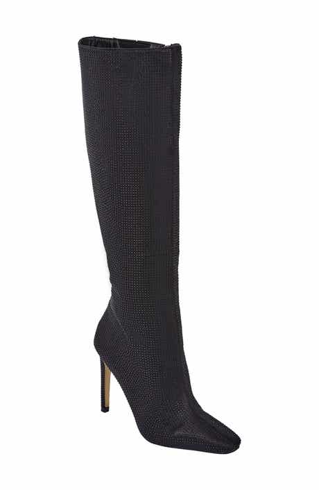 LADY COUTURE Diamond Rhinestone Pointed Toe Boot