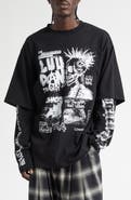 LU'U DAN Double Deck Graphic T-Shirt