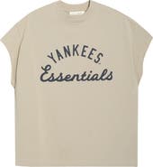 Fear of God Essentials Yankees '90s Graphic Cut Off Jersey Cotton Tank