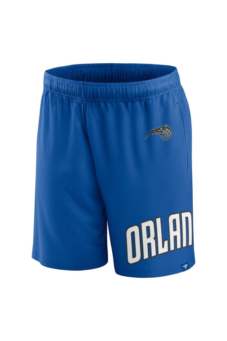 Men's Fanatics Branded Blue Orlando Magic Free Throw Mesh Shorts, Alternate, color, Blue