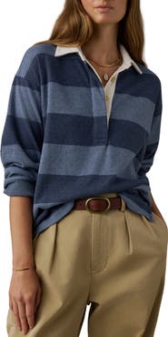 Faherty Legend Rugby Stripe Sweater