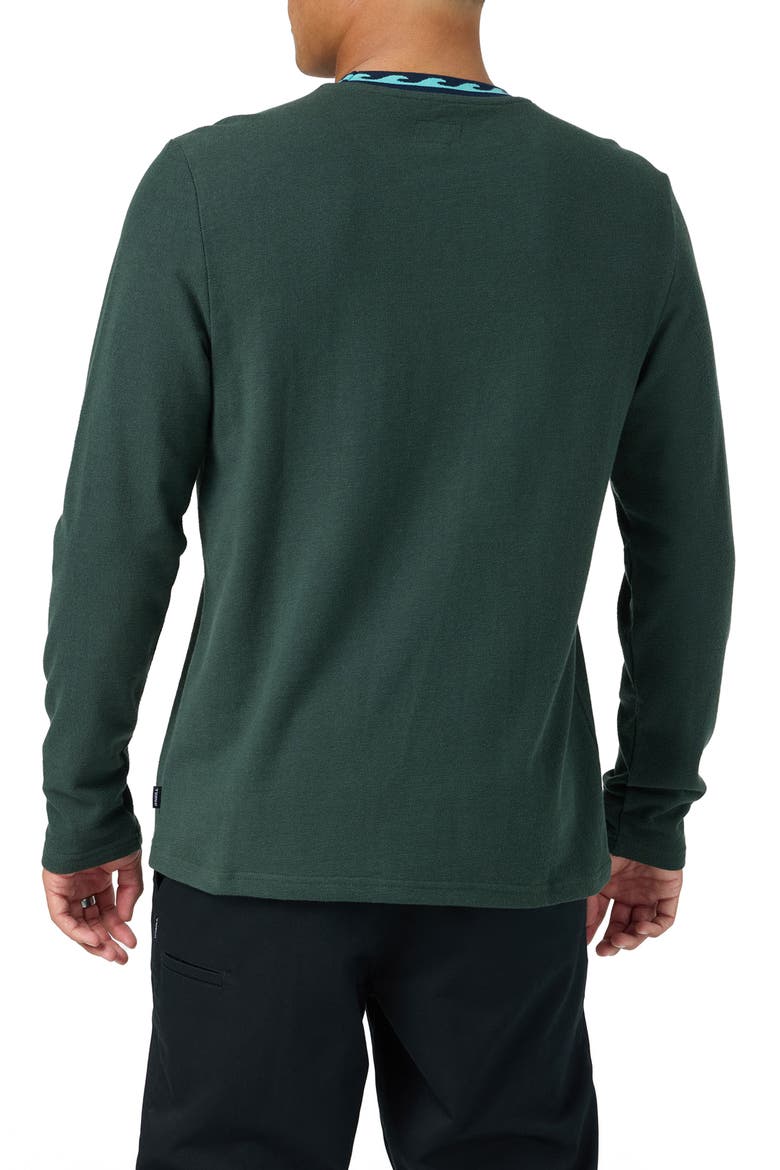 Bennett Wave Cult Knit T-Shirt, Alternate, color, HUNTER GREEN