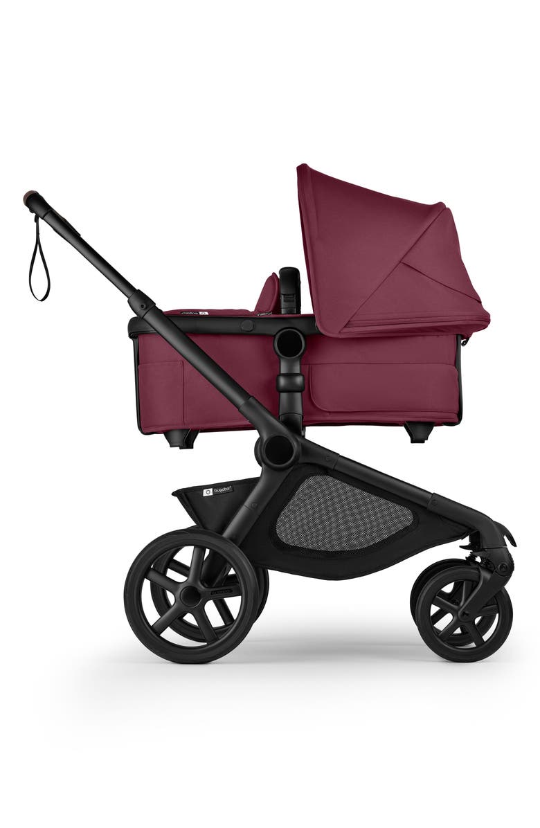 Bugaboo Kangaroo Single-to-Double Stroller with Bassinet, Alternate, color, Dark Cherry
