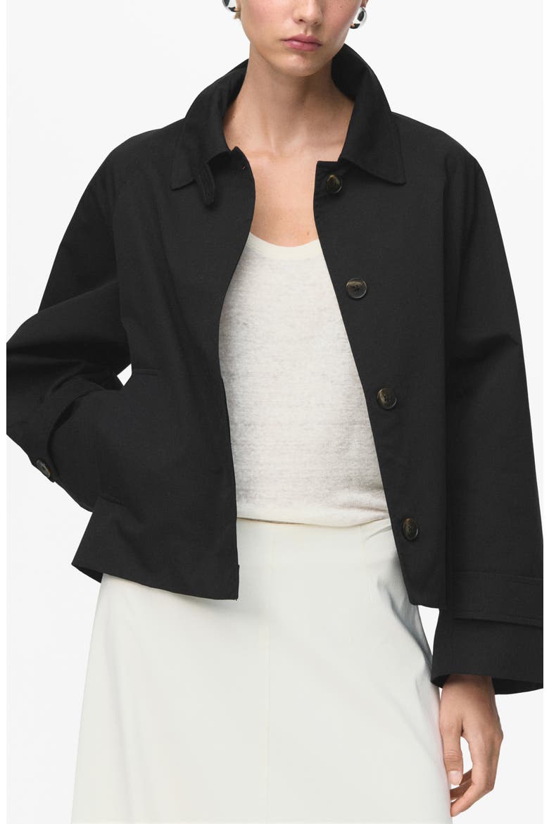 Newlipa Cotton Blend Jacket, Main, color, BLACK
