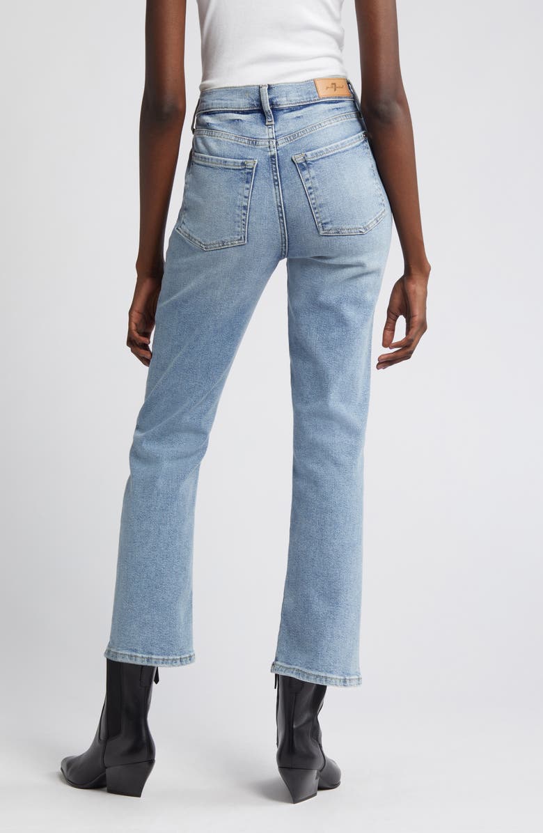 7 For All Mankind High Waist Slim Kick Flare Jeans, Alternate, color, Must