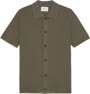 NN07 Nalo 60039 Tipped Polo Cardigan
