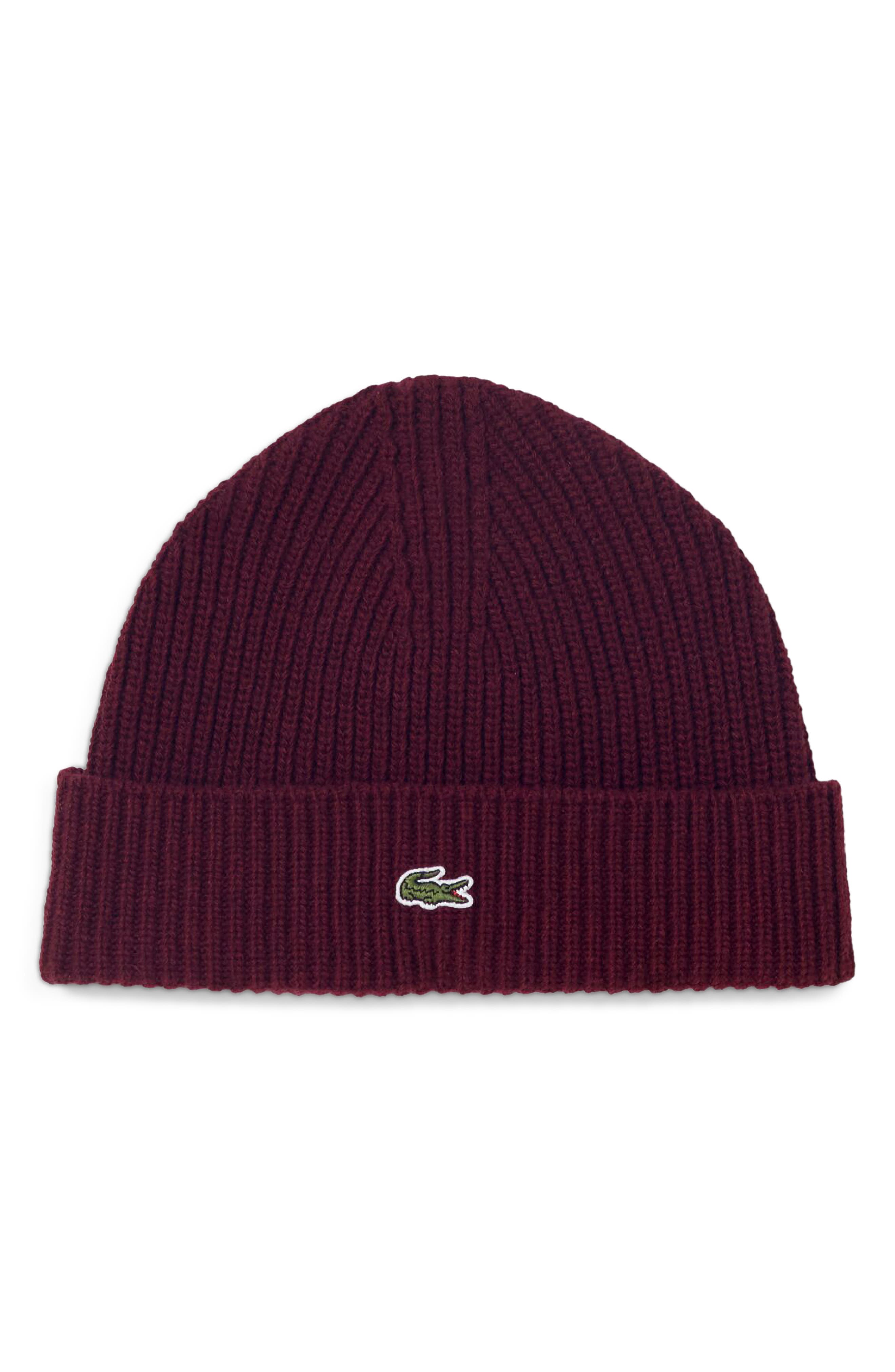 Ribbed Cashmere Blend Beanie