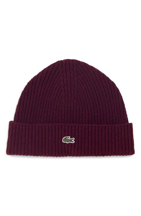 Ribbed Cashmere Blend Beanie
