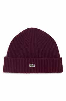 Ribbed Cashmere Blend Beanie