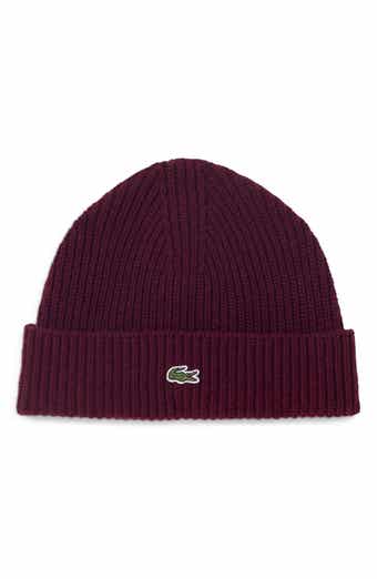 Ribbed Cashmere Blend Beanie