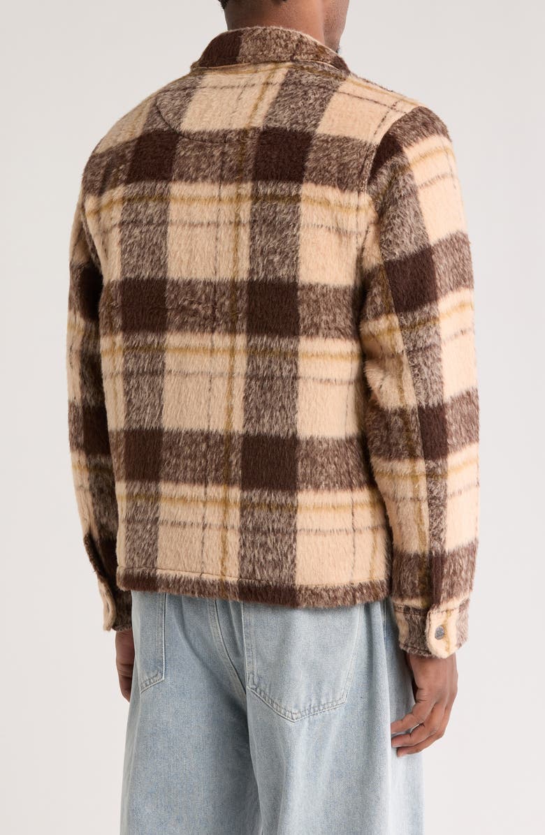 SANTO STUDIO Twitch Sicilian Plaid Flannel Jacket, Alternate, color, 