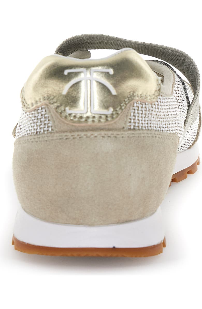 Candice Cooper Plume Mary Jane Sneaker, Alternate, color, Beige Platinum
