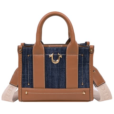 Denim Logo Strap Mini Tote