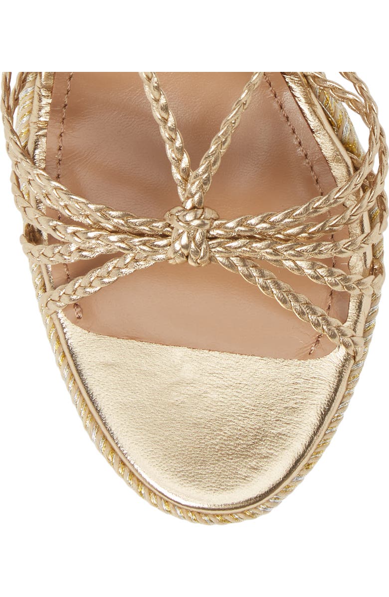 Aquazzura Savannah Wedge Sandal, Alternate, color,
