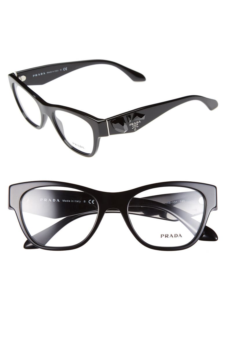 51mm Optical Glasses, Main, color, BLACK