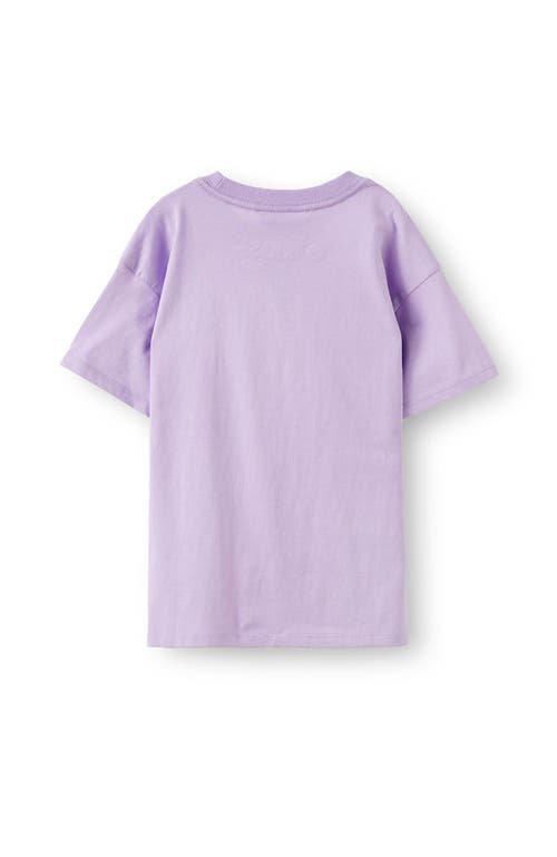 Cotton On Kids Kid's License Drop Shoulder Short Sleeve Tee In Purple