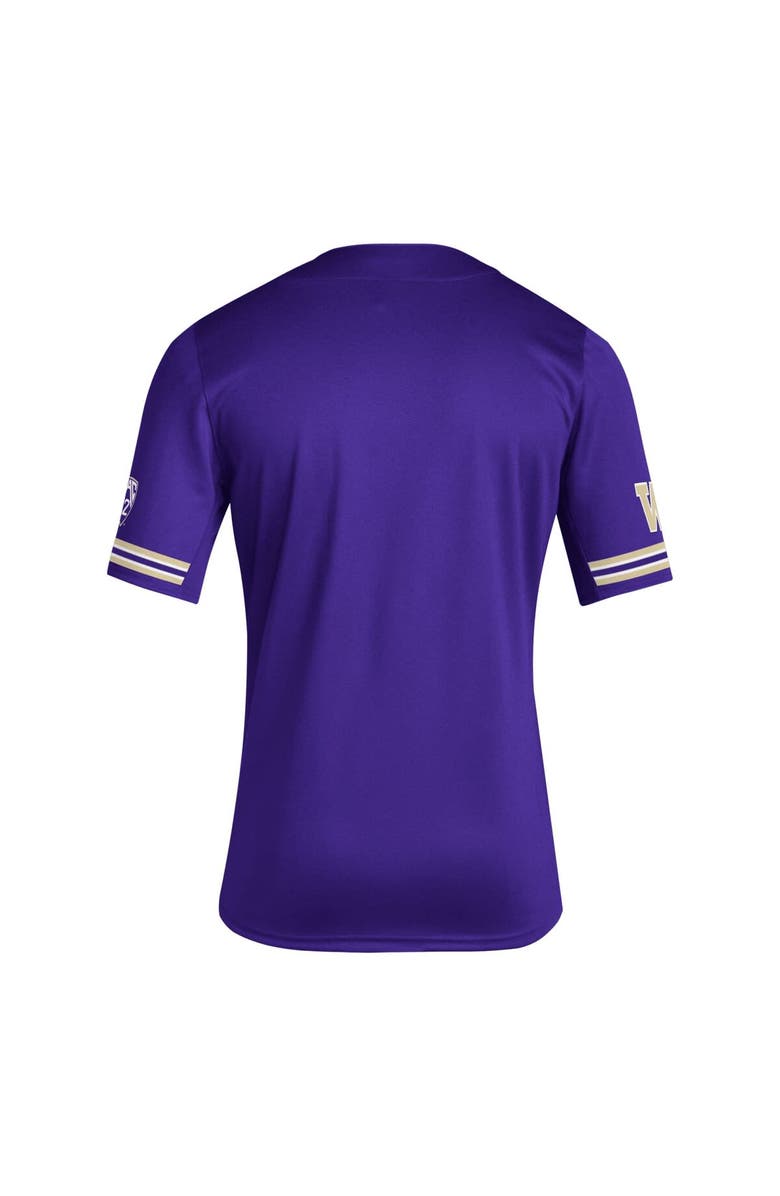 adidas Men's adidas Purple Washington Huskies Reverse Retro Replica Baseball Jersey, Alternate, color, Purple