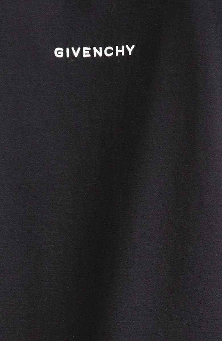 Givenchy Slim Fit 4G Embroidered Cotton T-Shirt, Alternate, color, Black