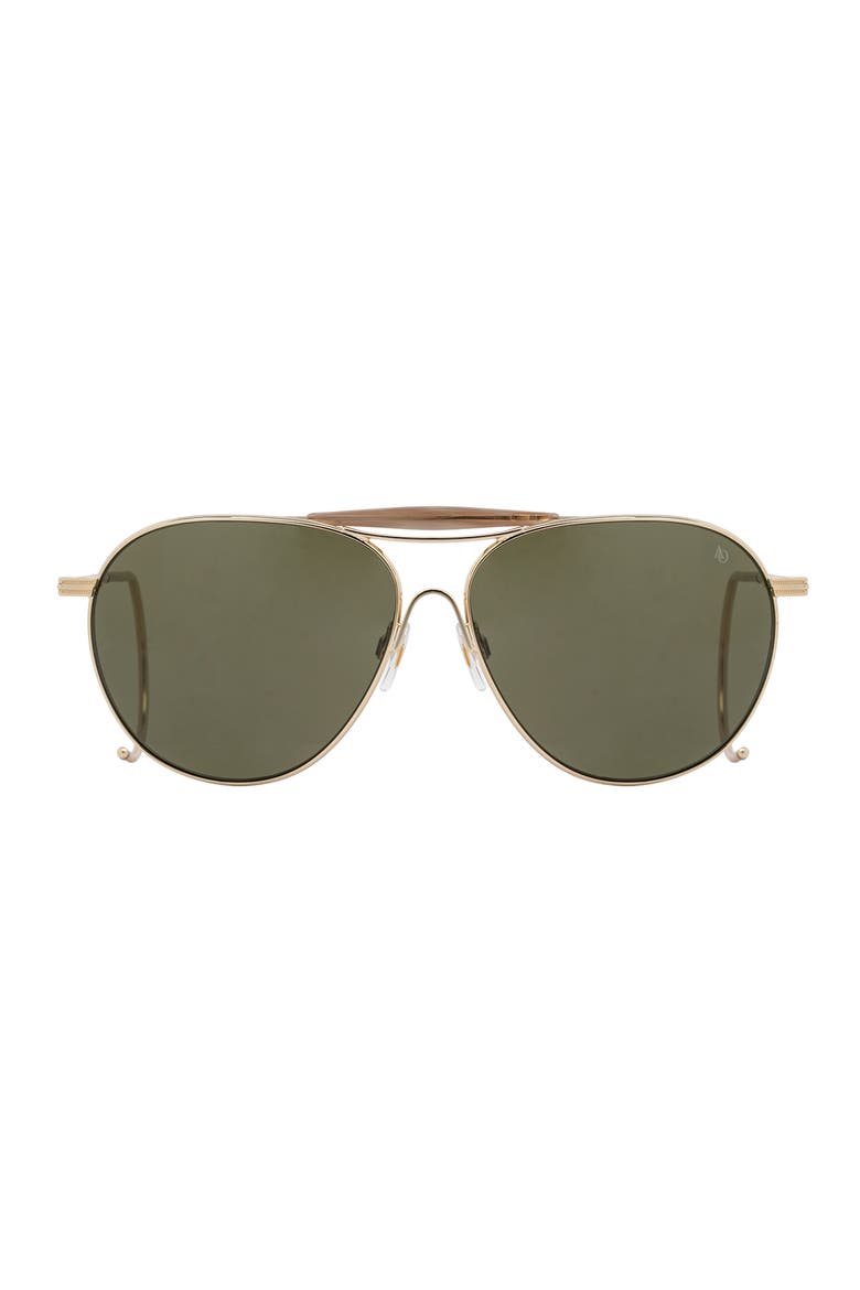 Hazemaster 59mm Aviator Nylon Non Polarized, Alternate, color, Gold - GNN