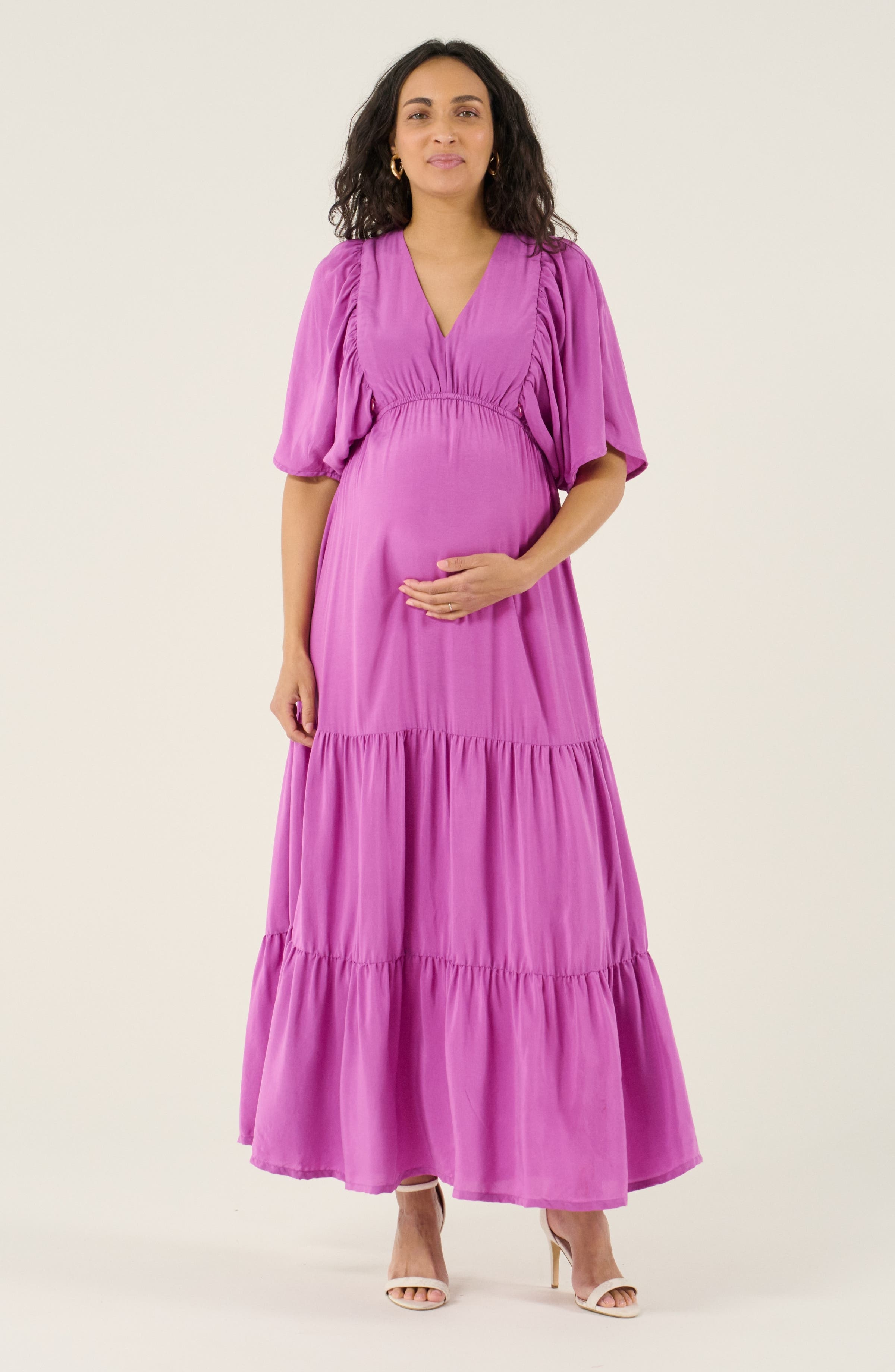Claudette Maternity maxi dress - image 3