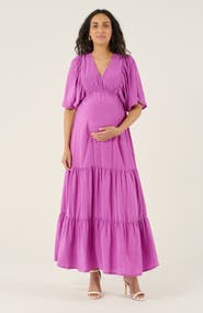 Cache Coeur Claudette Maternity maxi dress