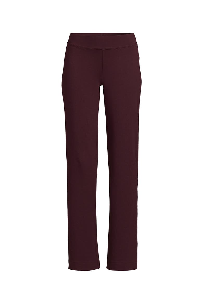 Starfish Mid Rise Straight Leg Pants, Alternate, color, Lush Burgundy