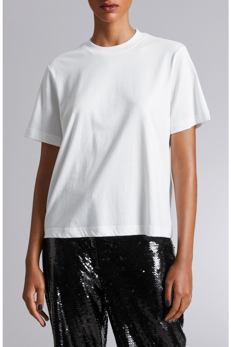 Crewneck T-Shirt, Main, color, WHITE LIGHT