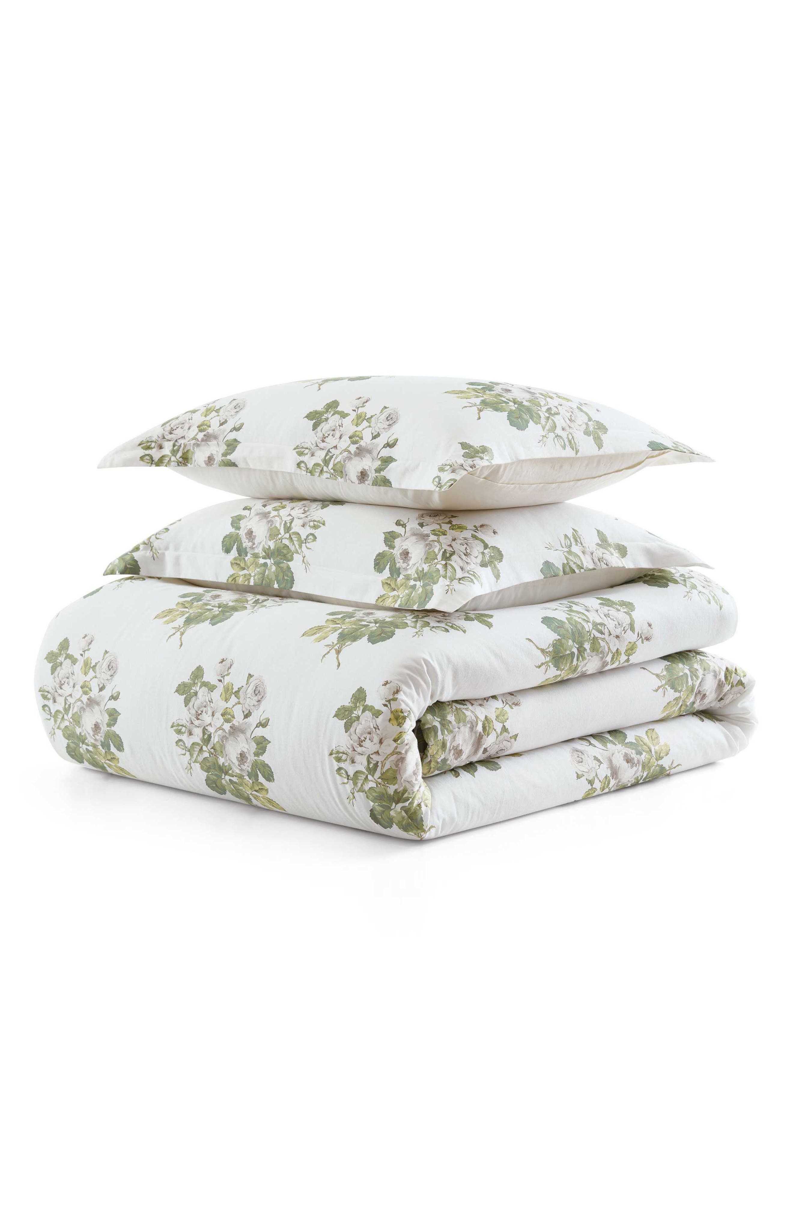 Eloise Floral Cotton Sateen Duvet Set