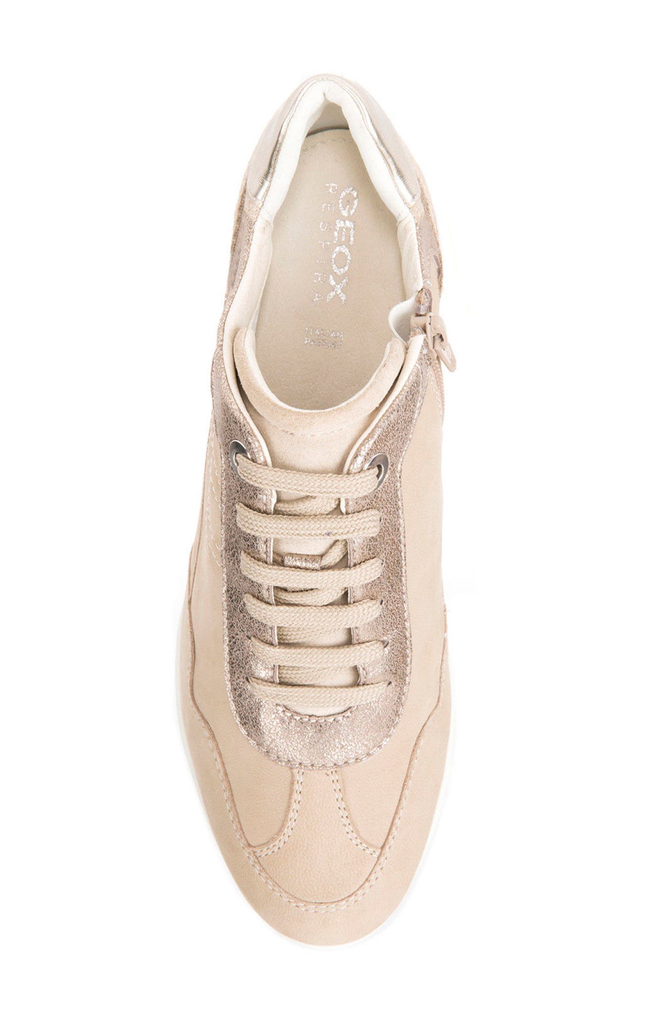 Geox Illusion 34 Wedge Sneaker, Alternate, color, 