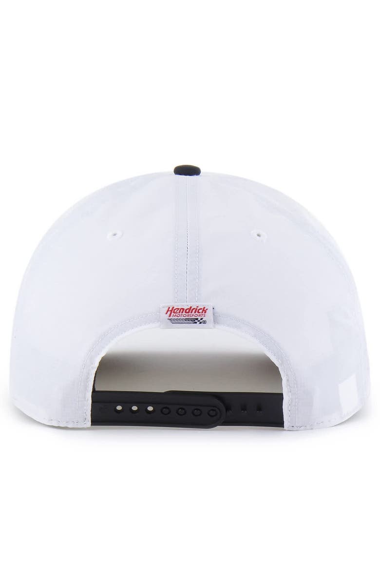 '47 Men's '47 White/Black Jimmie Johnson brrr° Lowe's Rope Hitch Adjustable Hat, Alternate, color, White