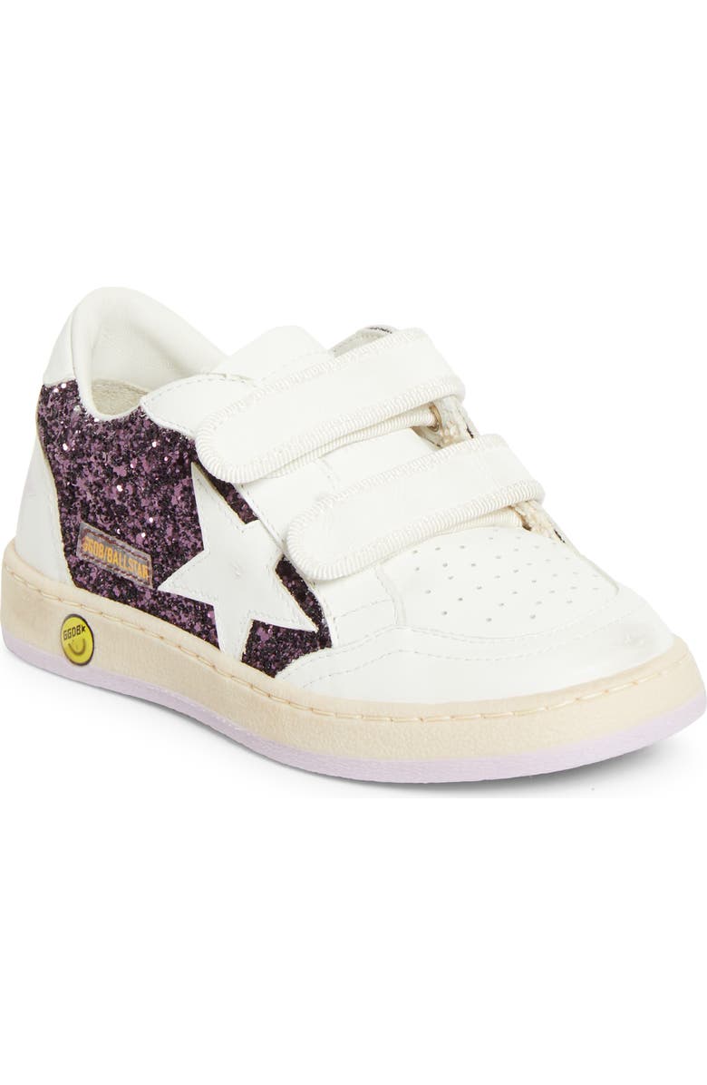 Golden Goose Kids' Ball Star Sneaker, Main, color, Purple/ White